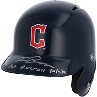 Travis Bazzana Cleveland Guardians Autographed Rawlings Mini Batting Helmet with "2024 1st Overall Pick" Inscription