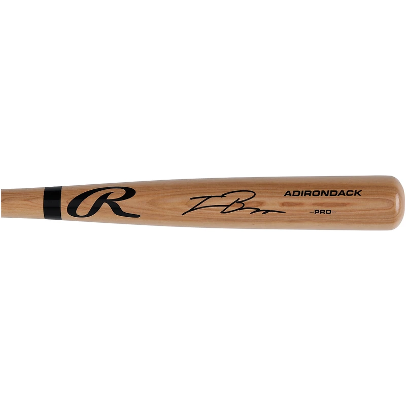 Travis Bazzana Cleveland Guardians Autographed Rawlings Pro Bat
