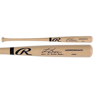 Travis Bazzana Cleveland Guardians Autographed Rawlings Pro Bat with "2024 1st Overall Pick" Inscription