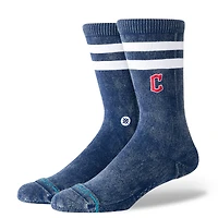 Chaussettes unisexes Stance Navy Cleveland Guardians Rotation Crew