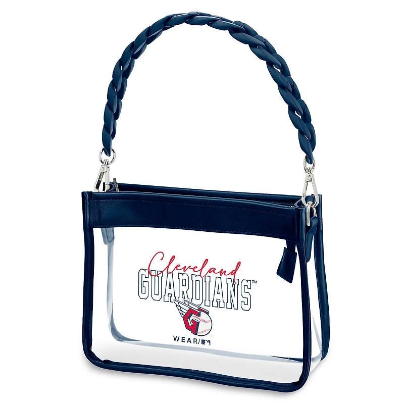 WEAR by Erin Andrews  Cleveland Guardians Plastic Chain Mini Crossbody Bag