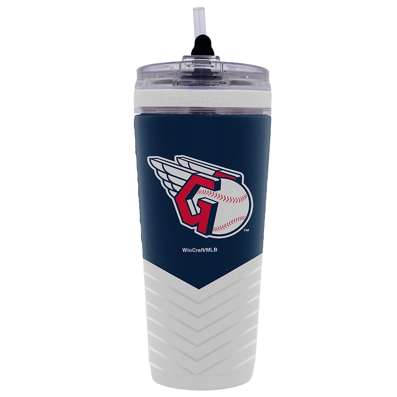 Bouteille shaker WinCraft Cleveland Guardians 4D Flex Ice 26 oz