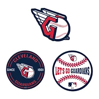WinCraft  Cleveland Guardians 3-Pack Premium Fridge Magnet Set