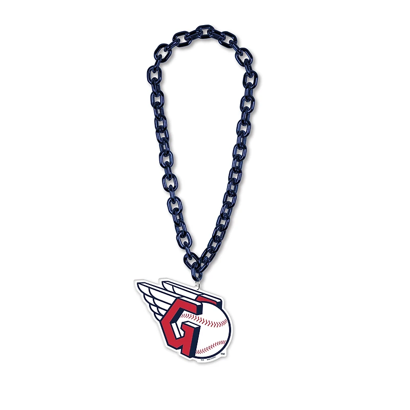 Collier avec logo à grande chaîne WinCraft Cleveland Guardians