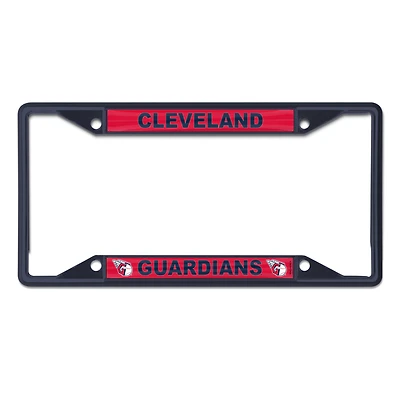 Cadre de plaque d'immatriculation couleur chrome WinCraft Cleveland Guardians
