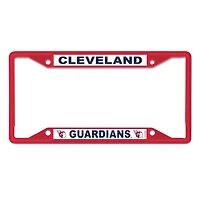 Cadre de plaque d'immatriculation en métal WinCraft Cleveland Guardians