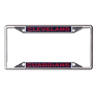WinCraft Cleveland Guardians S/S Printed Glitter Metal License Plate Frame
