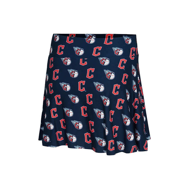 Ensemble débardeur et jupe-short en tricot bleu marine Cleveland Guardians de Concepts Sport pour femme