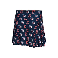 Ensemble débardeur et jupe-short en tricot bleu marine Cleveland Guardians de Concepts Sport pour femme