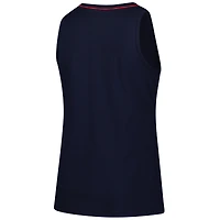 Women's Profile  Navy Cleveland Guardians Plus Sized Stellar Win V-Neck Tank Top