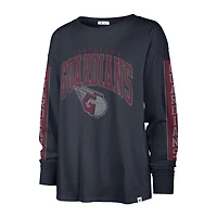 T-shirt à manches longues pour femme '47 Navy Cleveland Guardians Statement