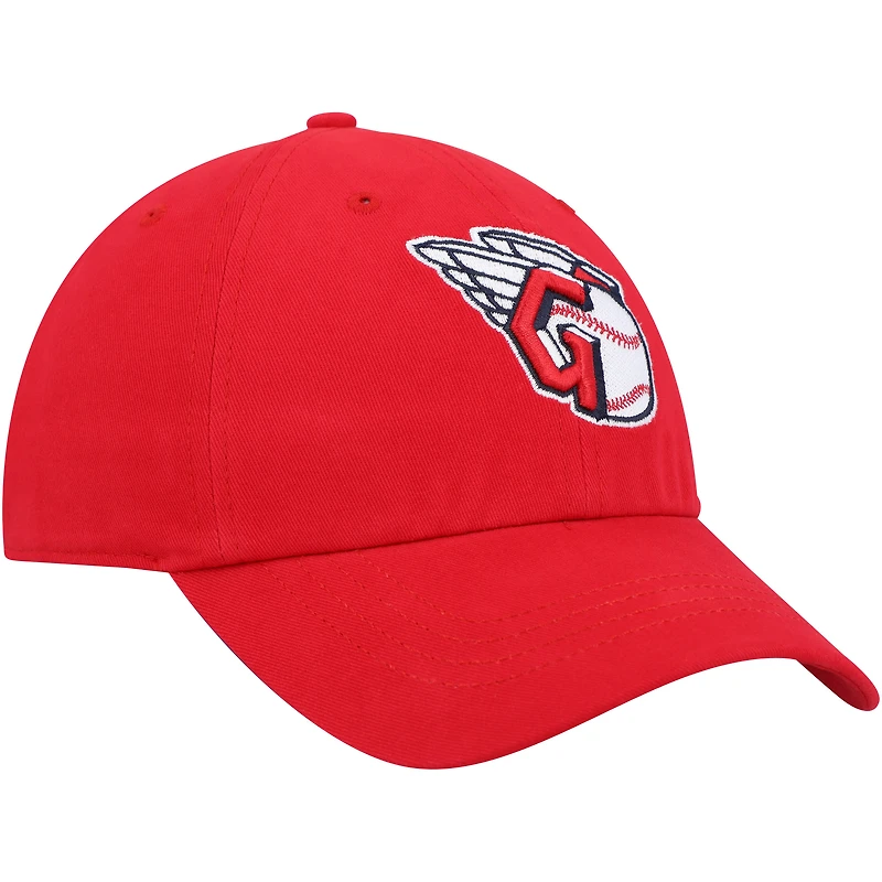 Casquette réglable Miata Clean Up de l'équipe Cleveland Guardians rouge '47 pour femme
