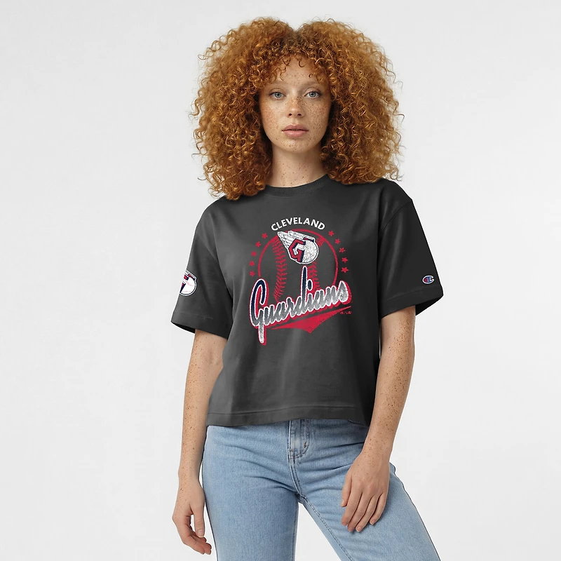 Women's Champion Black Cleveland Guardians All-Star T-Shirt