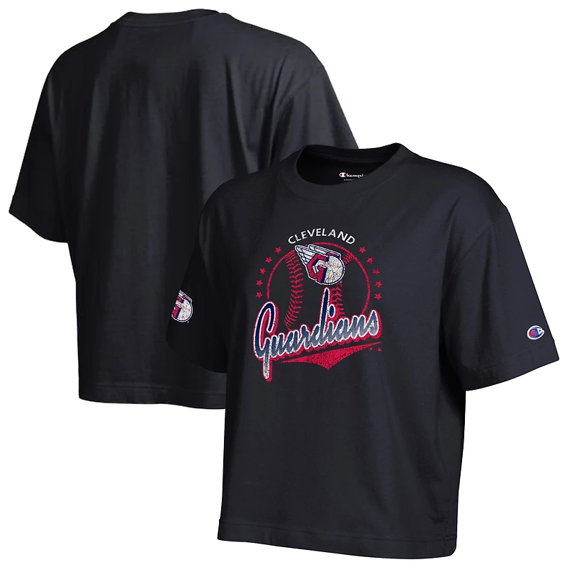 Women's Champion Black Cleveland Guardians All-Star T-Shirt