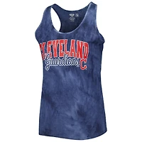 Ensemble de nuit débardeur et short à dos nageur Billboard Cleveland Guardians pour femme, bleu marine, Concepts Sport.
