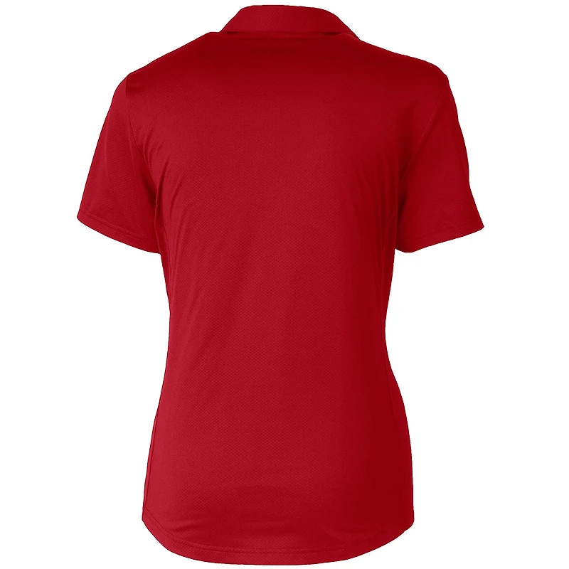 Polo extensible texturé Prospect pour femme Cutter & Buck Cardinal des Cleveland Guardians