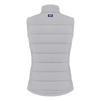 Gilet hybride en softshell recyclé entièrement zippé pour femme, gris Cutter & Buck, Cleveland Guardians Evoke