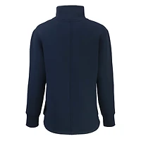 Women's Cutter & Buck Navy Cleveland Guardians Americana Roam Eco Recycled Full-Zip Jacket