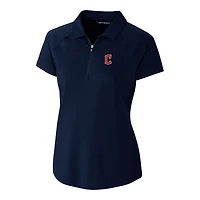 Polo extensible DryTec Forge bleu marine pour femme des Cleveland Guardians Cutter & Buck