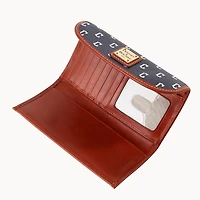 Pochette continentale couleur équipe Dooney & Bourke Cleveland Guardians pour femmes
