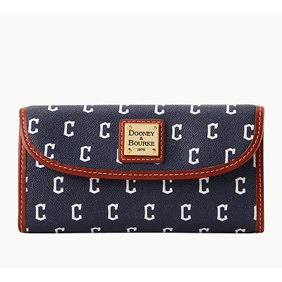 Pochette continentale couleur équipe Dooney & Bourke Cleveland Guardians pour femmes