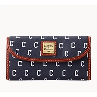 Pochette continentale couleur équipe Dooney & Bourke Cleveland Guardians pour femmes