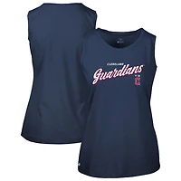Débardeur bleu marine pour femme Levelwear Cleveland Guardians Accolade Macy Prospect