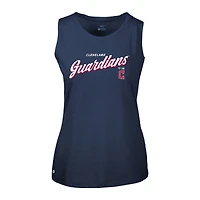 Débardeur bleu marine pour femme Levelwear Cleveland Guardians Accolade Macy Prospect