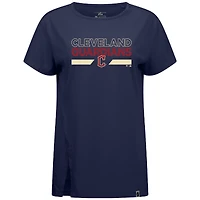 T-shirt bleu marine Cleveland Guardians City Connect Influx No Hitter pour femme