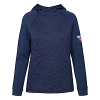 Sweat à capuche bleu marine Kenzie Insignia 2.0 pour femme des Cleveland Guardians