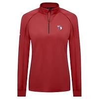 Haut à glissière quart de tour Kinetic Insignia 2.0 rouge pour femme Levelwear Cleveland Guardians