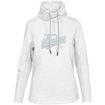 Sweat-shirt à capuche blanc Levelwear pour femme des Cleveland Guardians