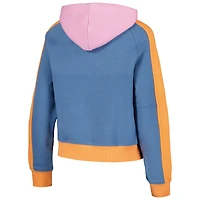Sweat à capuche New Era bleu clair Cleveland Guardians Fashion Color Pop pour femmes