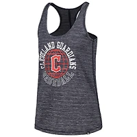 Débardeur à dos nageur Active Cleveland Guardians New Era pour femme bleu marine