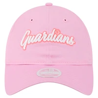 Casquette ajustable 9TWENTY rose New Era pour femme, Cleveland Guardians, fête des mères