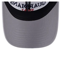 Casquette ajustable New Era blanche pour femme, modèle 9TWENTY, pour supporter des Cleveland Guardians