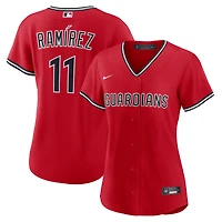 Maillot Nike José Ramírez rouge pour femme des Cleveland Guardians Alternate 2 Replica