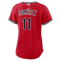 Maillot Nike José Ramírez rouge pour femme des Cleveland Guardians Alternate 2 Replica