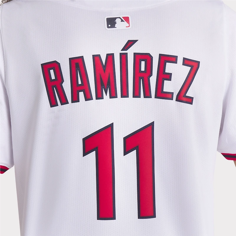 Maillot Nike José Ramírez blanc domicile des Cleveland Guardians pour femme, édition limitée