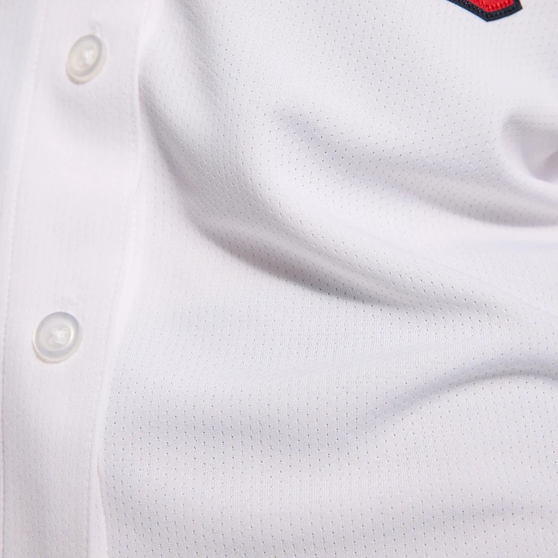 Maillot Nike José Ramírez blanc domicile des Cleveland Guardians pour femme, édition limitée