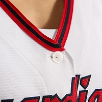 Maillot Nike José Ramírez blanc pour femme, réplique domicile des Cleveland Guardians