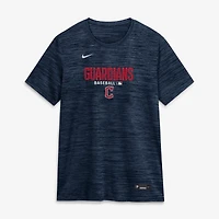 Women's Nike Navy Cleveland Guardians Authentic Collection Velocity Dri-FIT T-Shirt