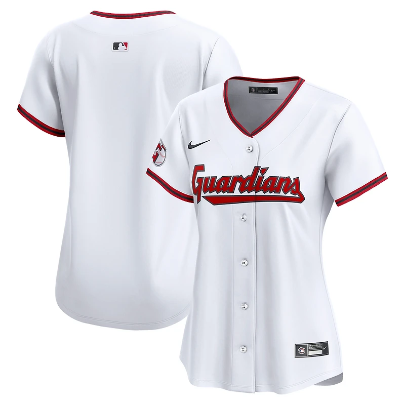 Maillot Nike Cleveland Guardians Home Limited pour femme, blanc