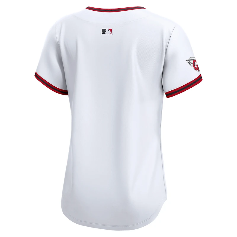 Maillot Nike Cleveland Guardians Home Limited pour femme, blanc