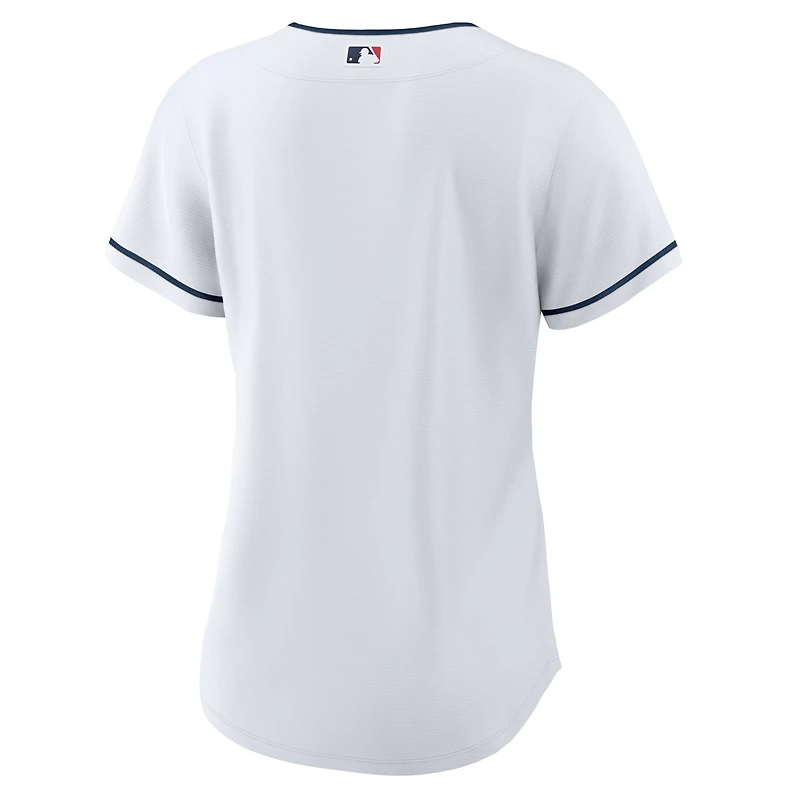 Maillot d'équipe Nike Cleveland Guardians Home Replica pour femme - Blanc