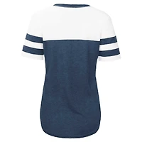 T-shirt léger ajusté pour femmes Touch Navy/White Cleveland Guardians Setter