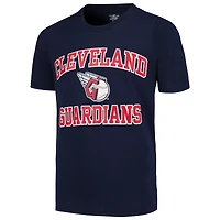 T-shirt Heart & Soul des Cleveland Guardians bleu marine pour jeunes