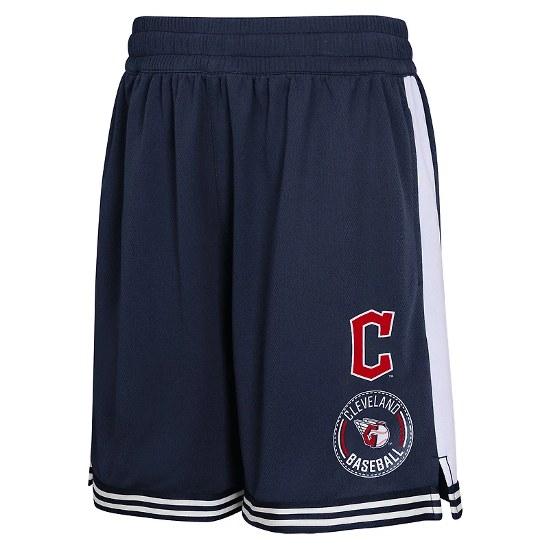 Youth  Navy Cleveland Guardians Infielder Shorts