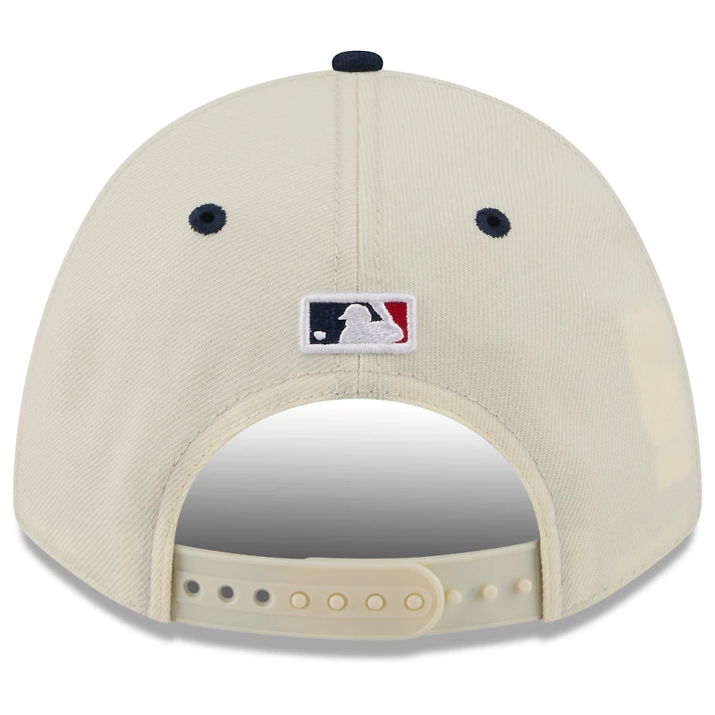 Youth New Era Cream/Navy Cleveland Guardians USA 250 9FORTY M-Crown Adjustable Hat