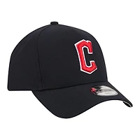 Youth New Era Navy Cleveland Guardians 9FORTY A-Frame Adjustable Hat
